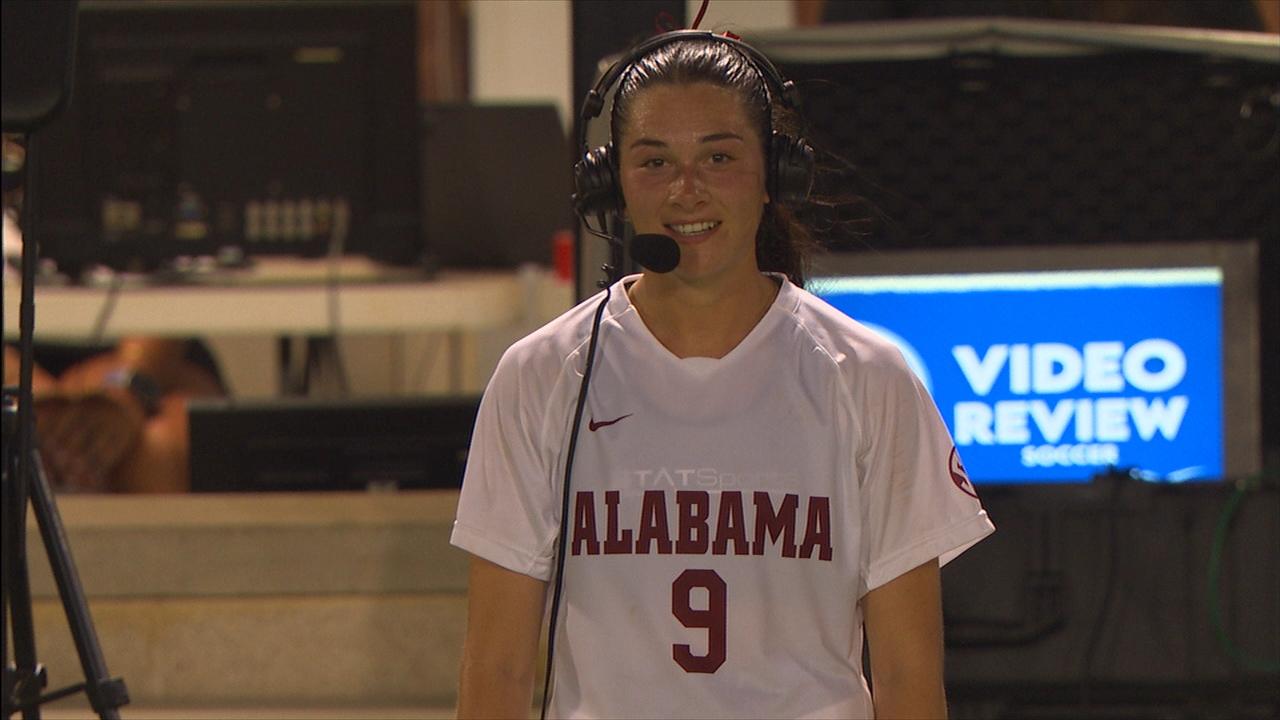 No. 18 Bama's Ashley Roni grateful to be back from injury