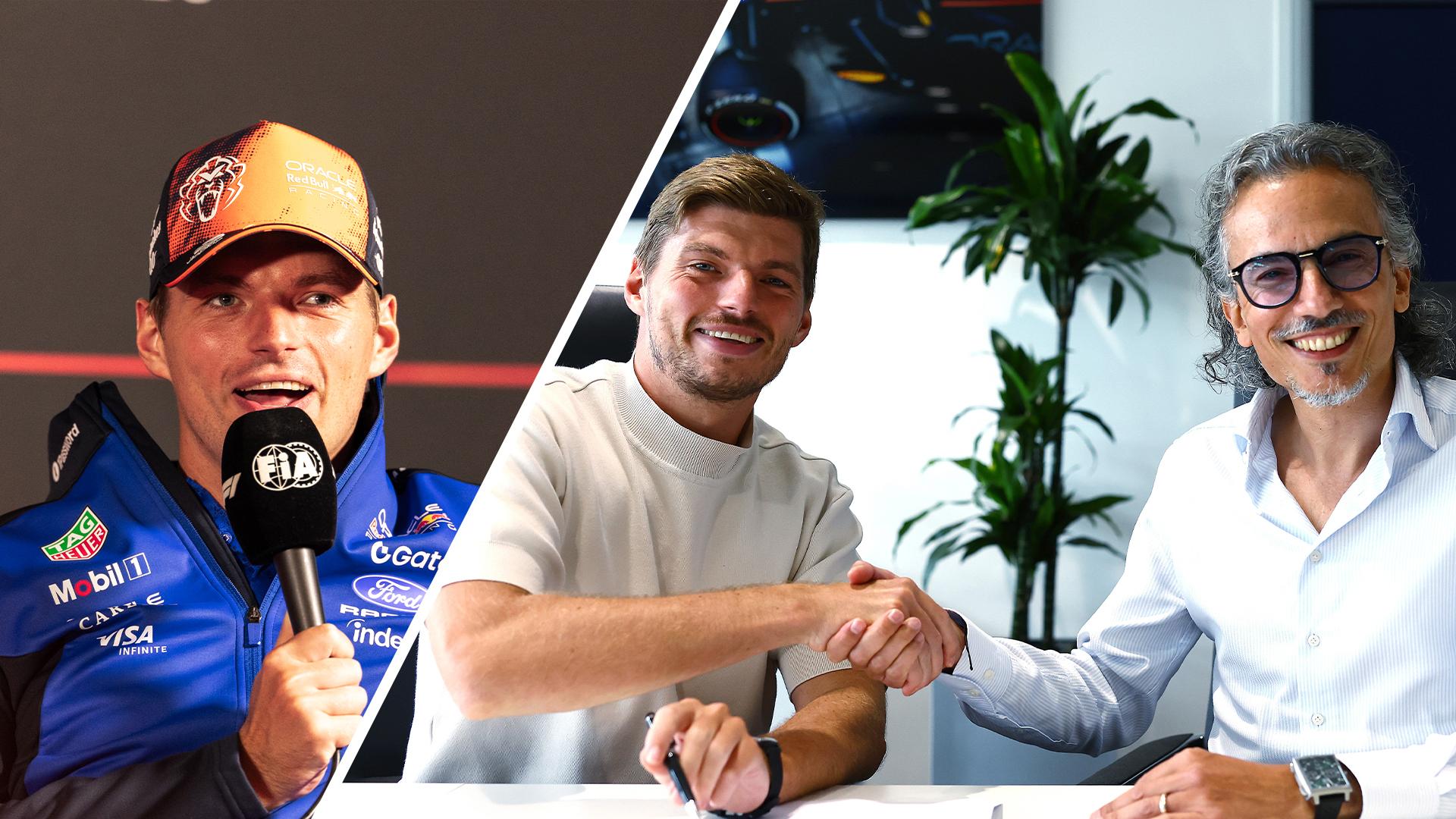 Verstappen explains reason why he extended contract with Red Bull