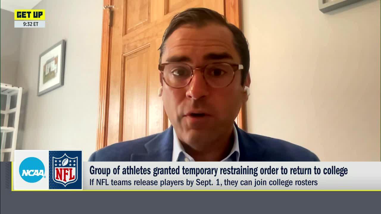 Athletes signed with NFL teams granted temporary restraining order to return to college