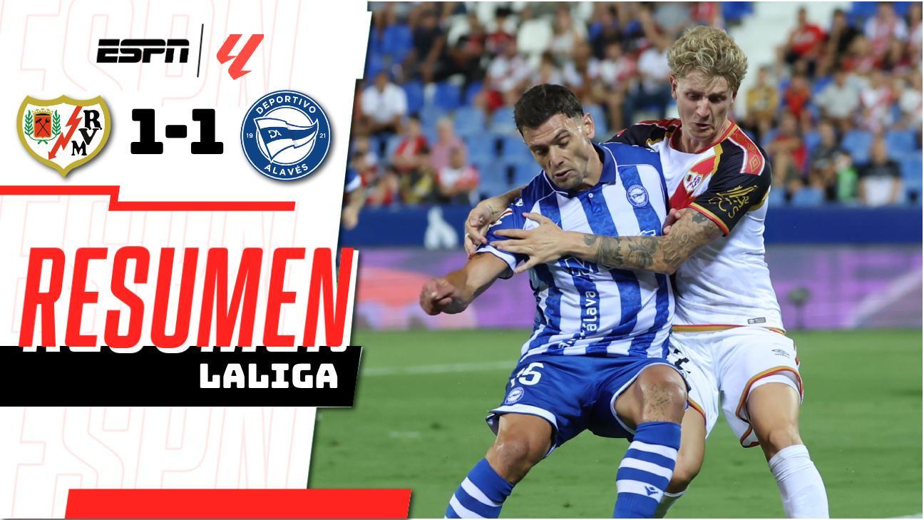 ¡Rayo y Alavés se reparten los puntos tras empatar 1-1!