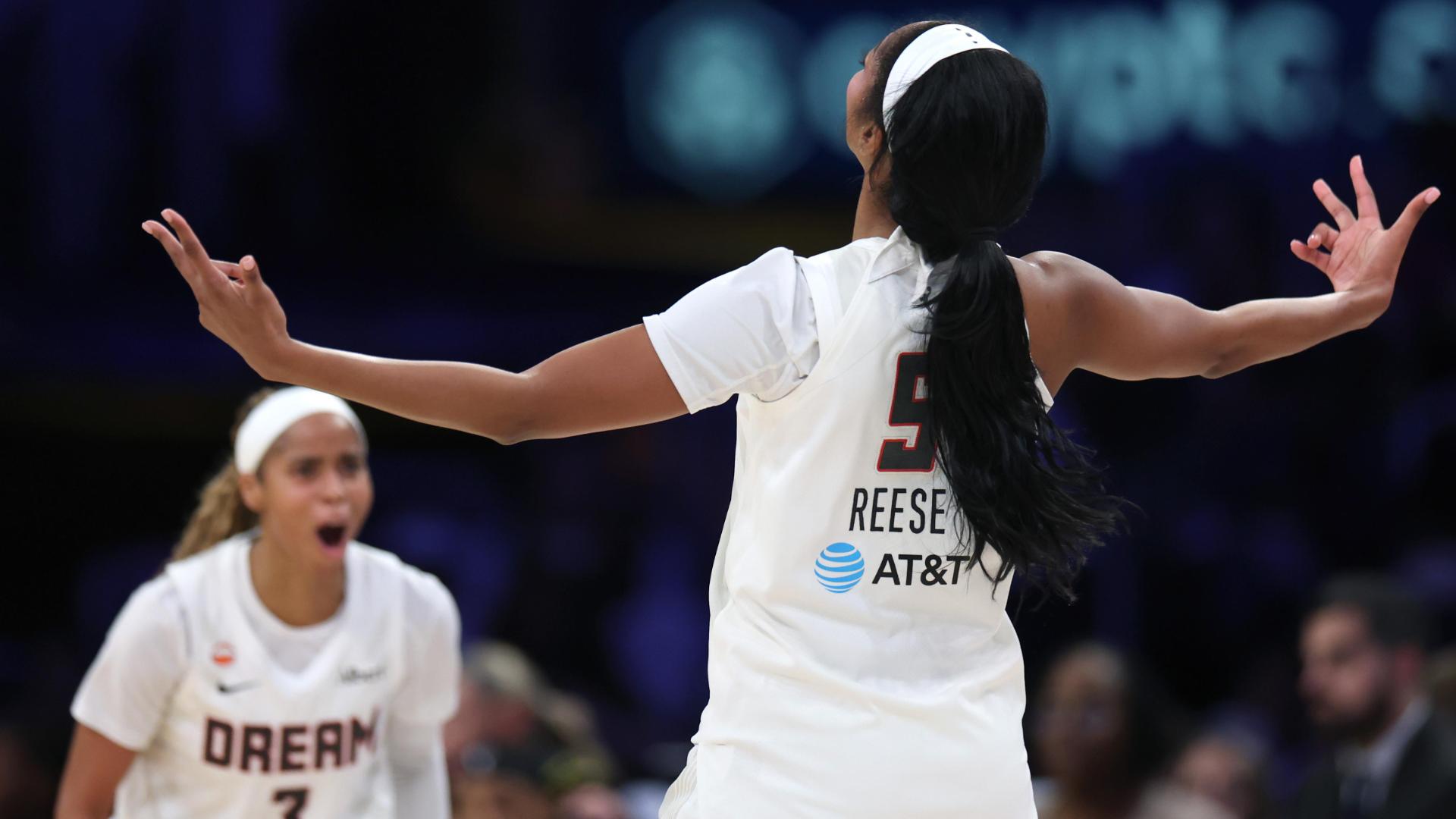 Angel Reese has stunning perfect shooting night in the Dream's 124-88 romp over the Sparks