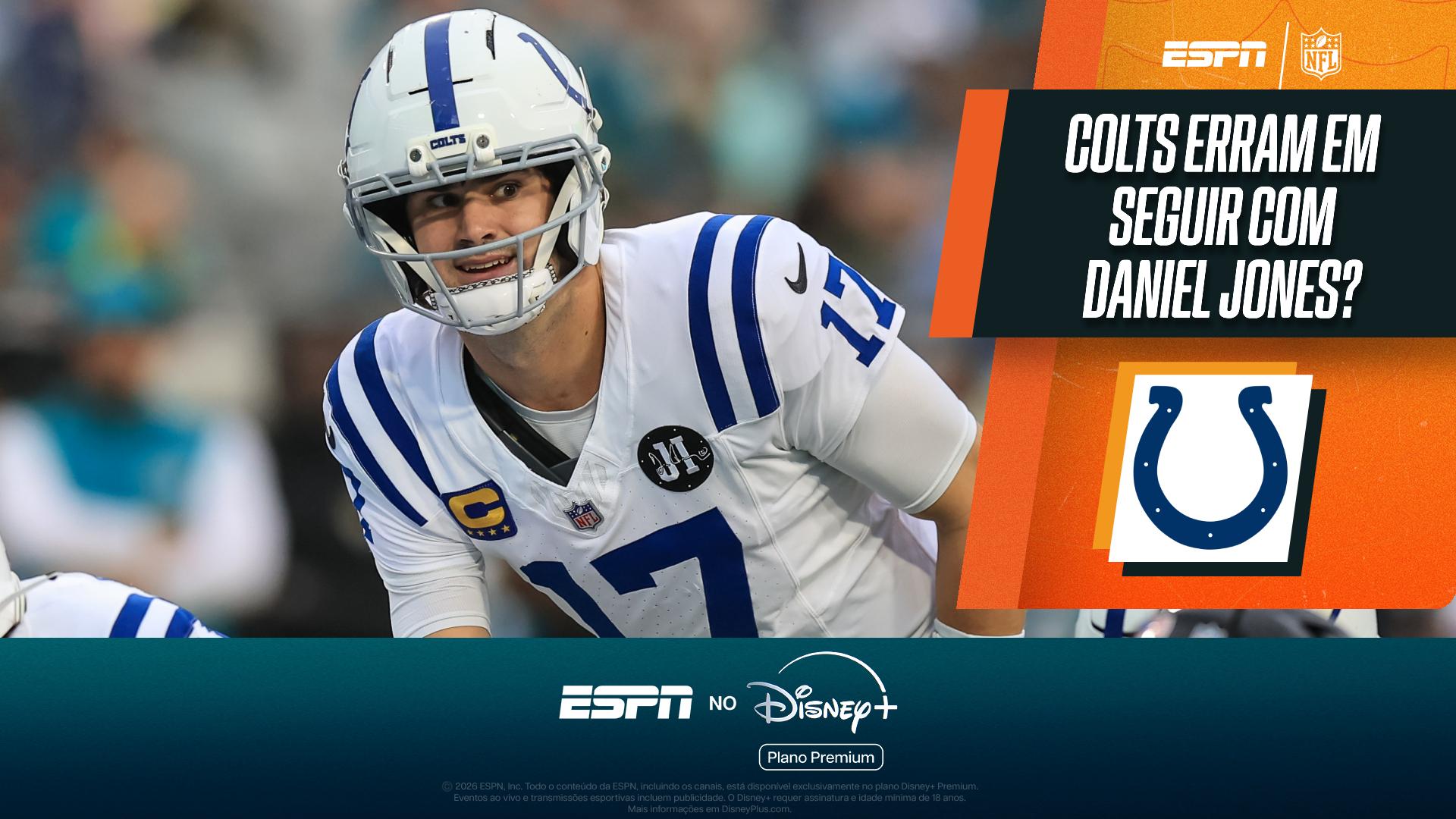 Deivis Chiodini projeta ano dos Colts: 'Não consigo confiar em um time com Daniel Jones como titular'