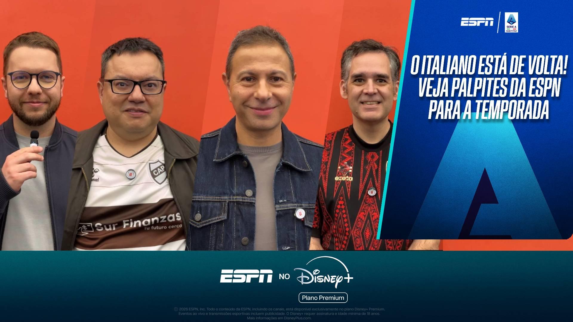 O Campeonato Italiano está de volta! Veja palpites da ESPN para a temporada