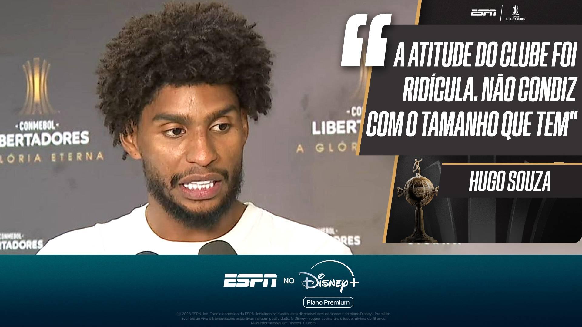 Hugo Souza fala sobre racismo sofrido na Argentina e critica nota do Rosario Central: 'Toda vez que a gente joga lá acontece isso'