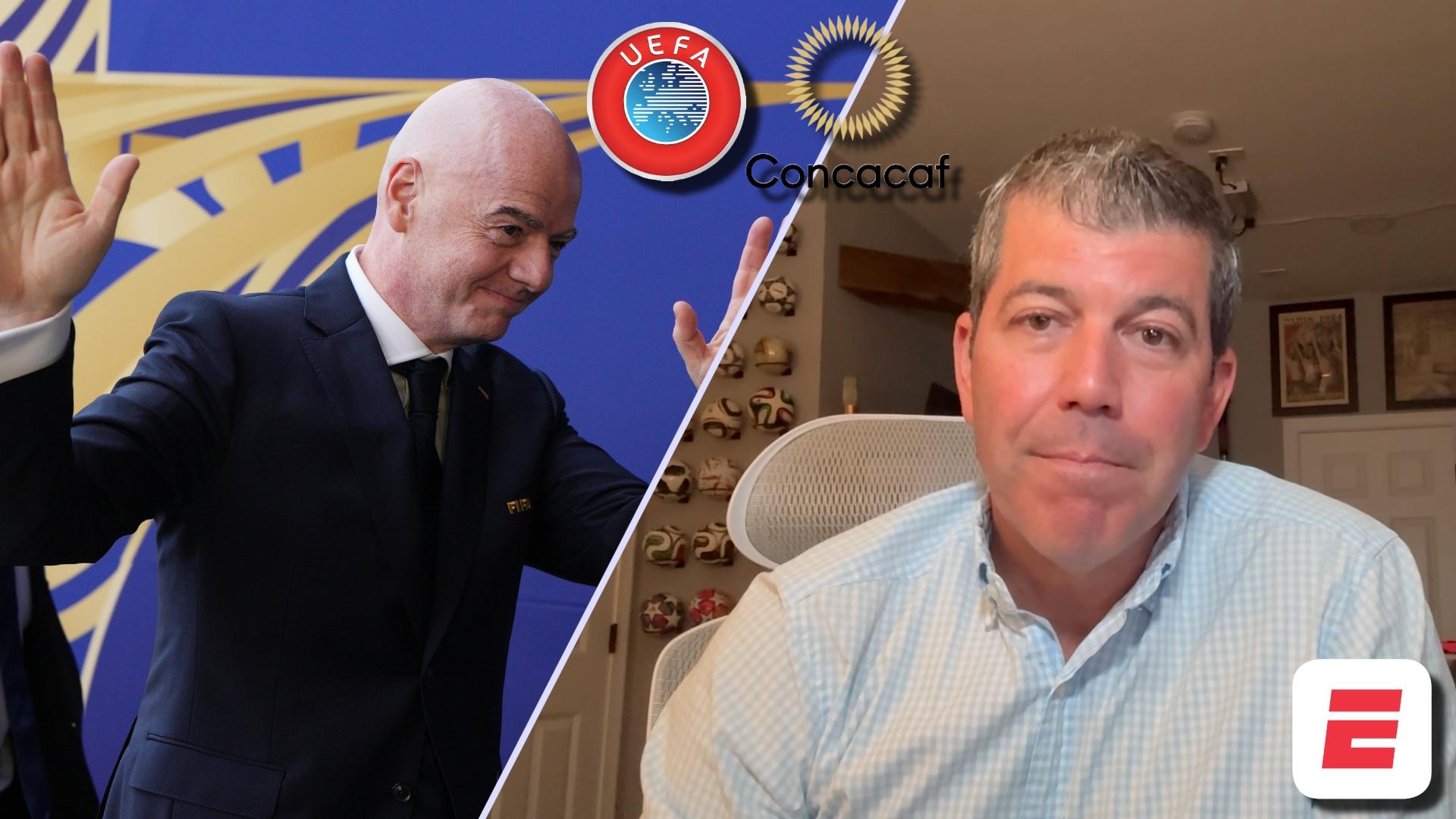 Infantino visita Concacaf en medio de las versiones de unir la Nations League