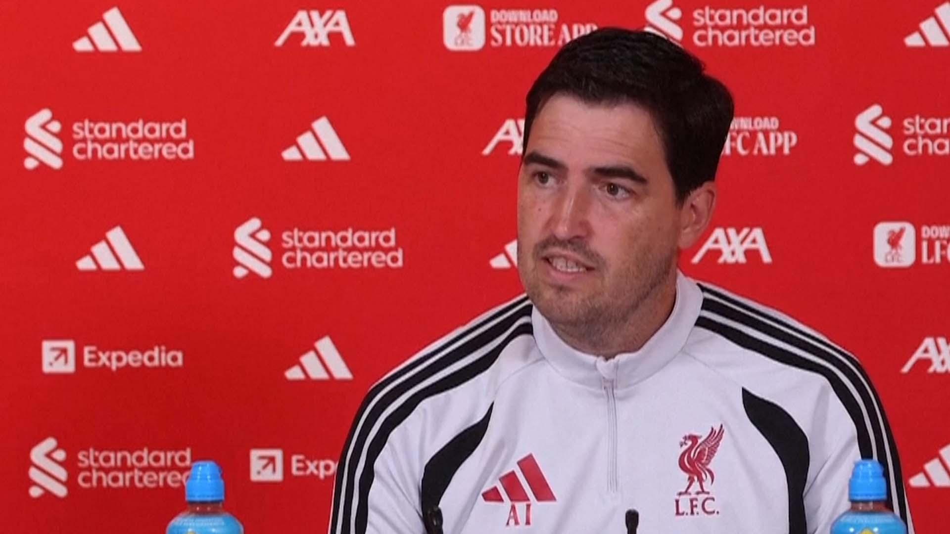 Iraola: Liverpool 'open-minded' ahead of transfer window deadline