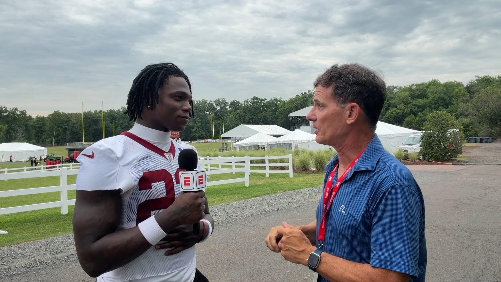 Jacory Croskey-Merritt speaks on his offensive strategy