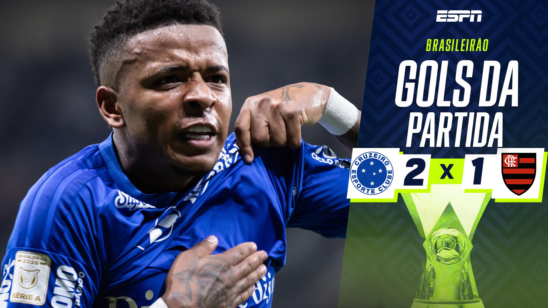 itória do Cruzeiro! Os gols da virada do Cabuloso no último lance sobre o Flamengo no Mineirão