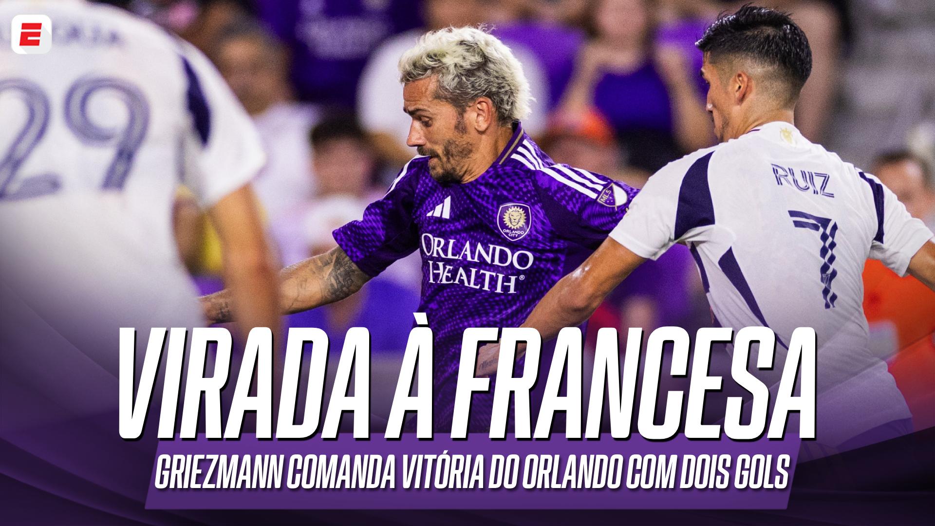 Griezmann marca dois gols e comanda virada do Orlando City na MLS; VEJA os gols