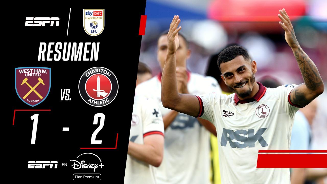 Castellanos falló un penal y West Ham perdió ante Charlton