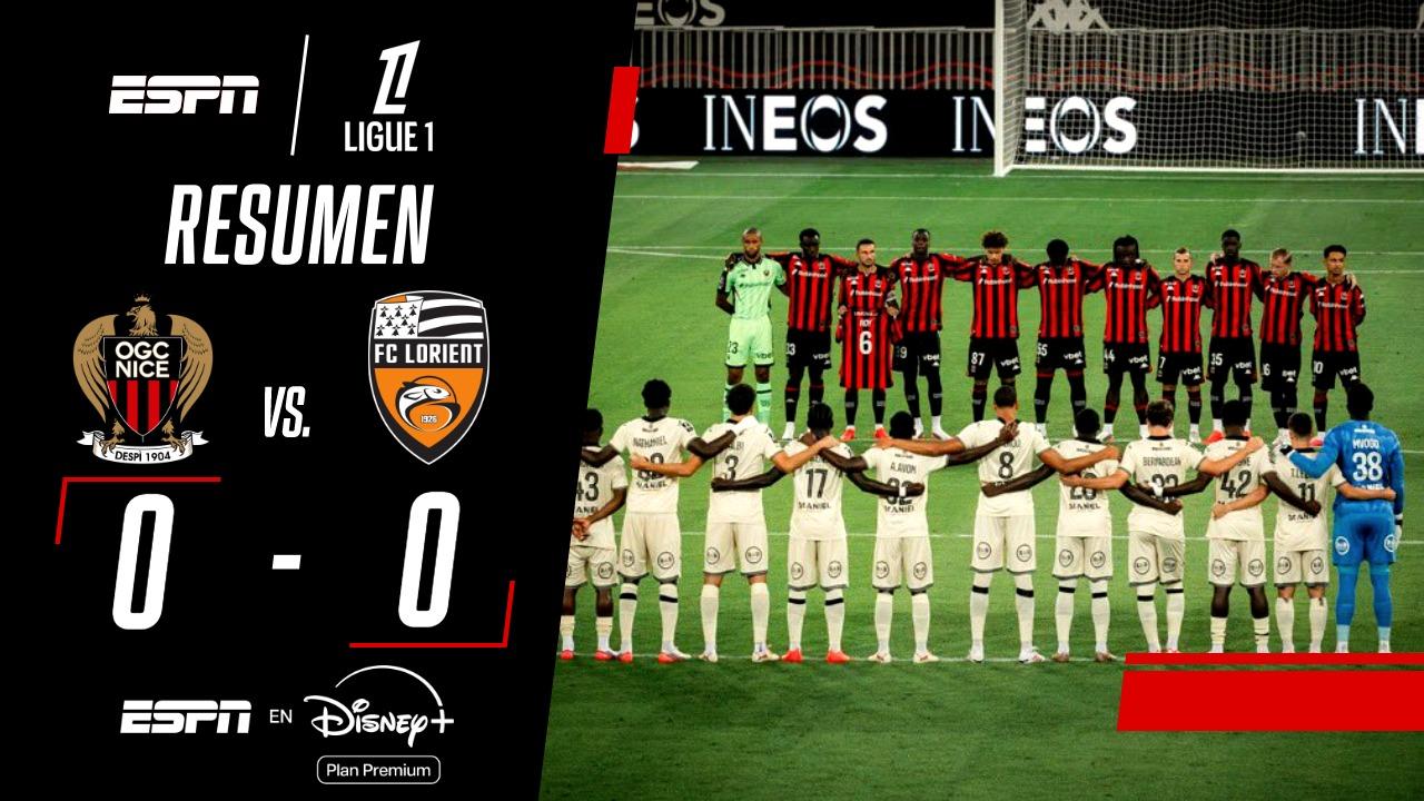 Niza y Lorient igualaron en el inicio de la Ligue 1