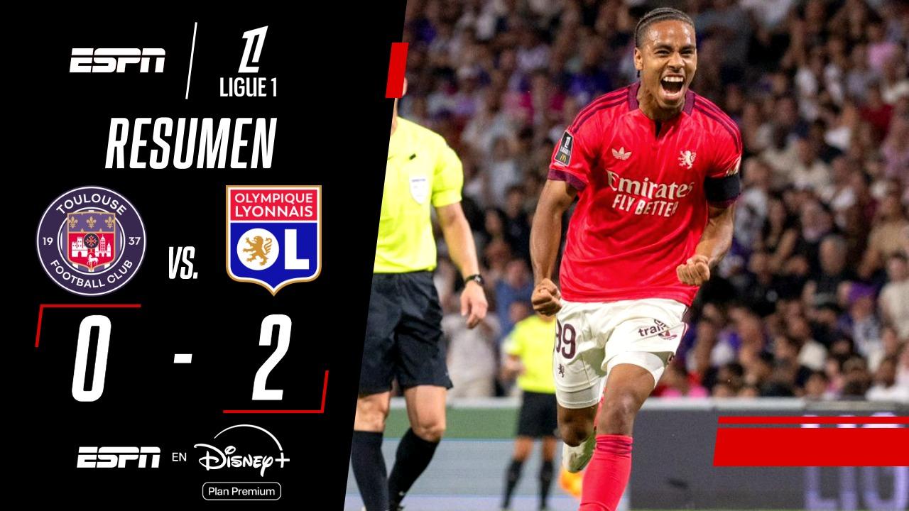 Lyon fue contundente y festejó ante Toulouse