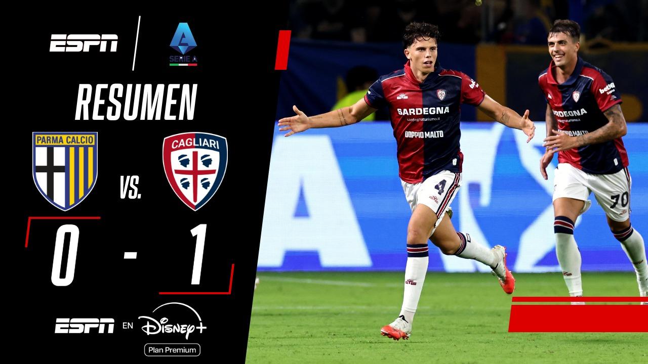 Con un golazo de Alessandro Romano, Cagliari derrotó 1-0 a Parma