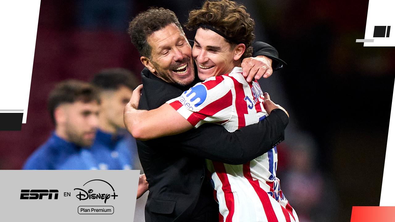 Simeone: "Yo respeto a los hinchas del Atlético Madrid y a Julián lo voy a cuidar"