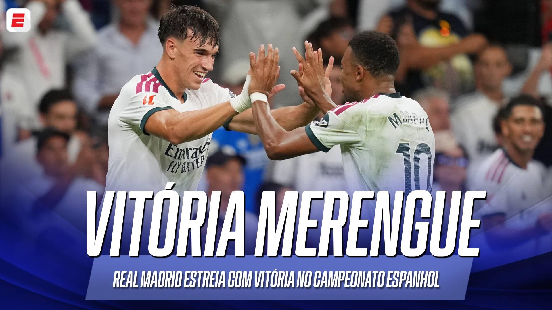 Real Madrid vence o Espanyol com gol nos acréscimos pelo Campeonato Espanhol; VEJA como foi