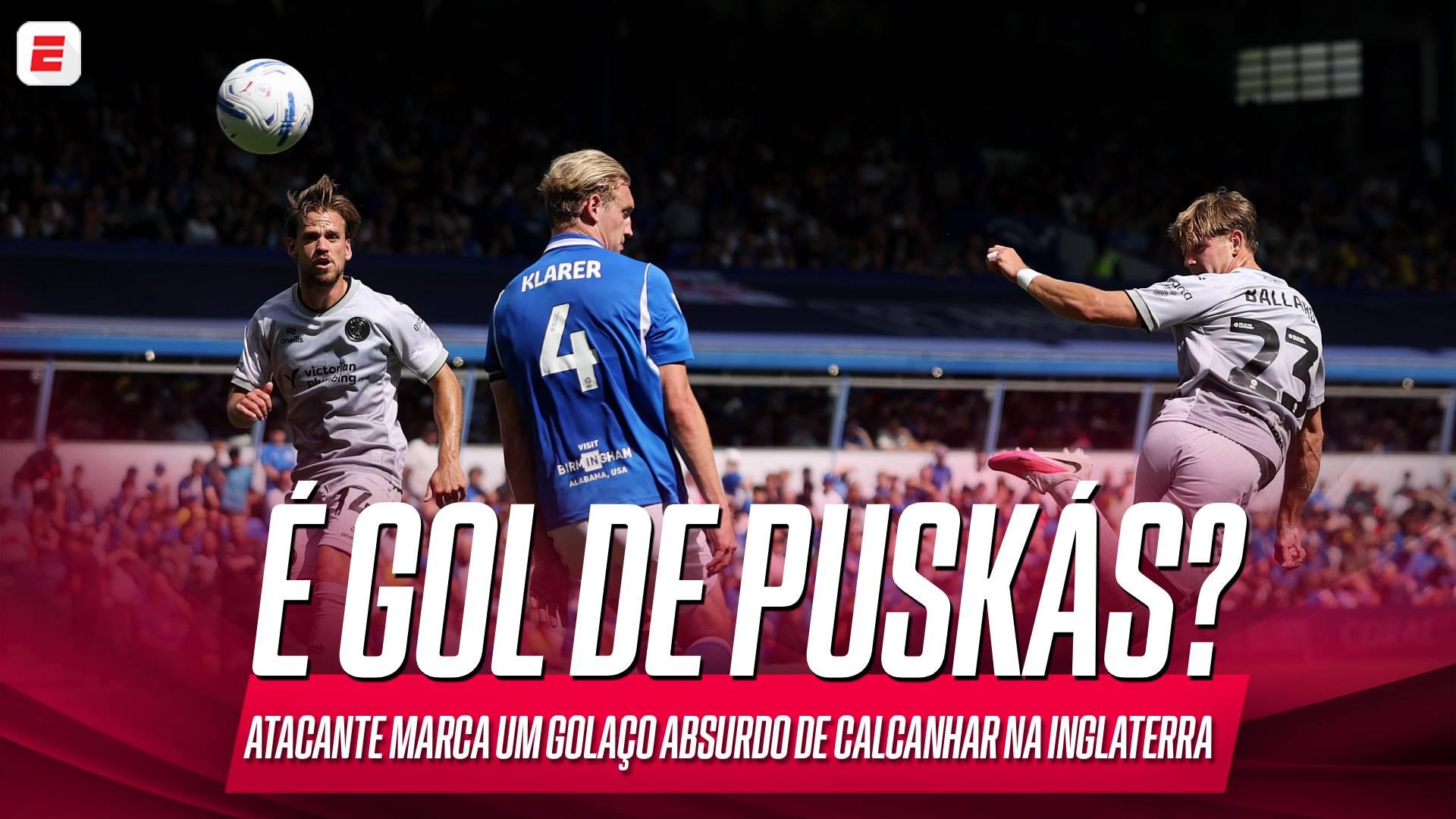 Vale Puskás? O golaço absurdo de calcanhar na partida entre Birmingham e Bristol City