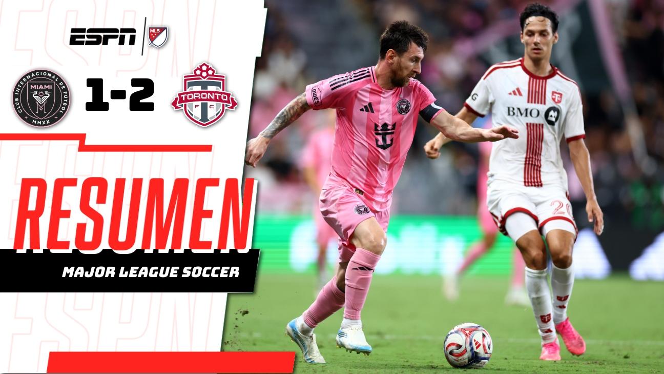 Toronto sorprende al Inter Miami pese al gol de Messi