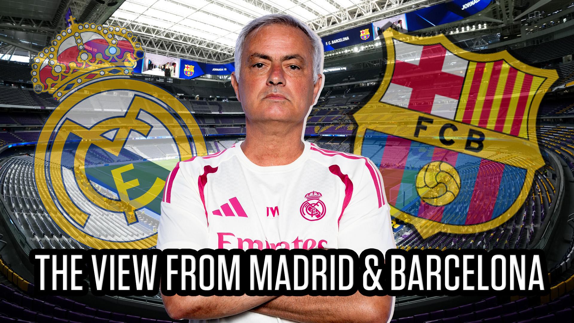 What do fans in Madrid & Barcelona think of José Mourinho?