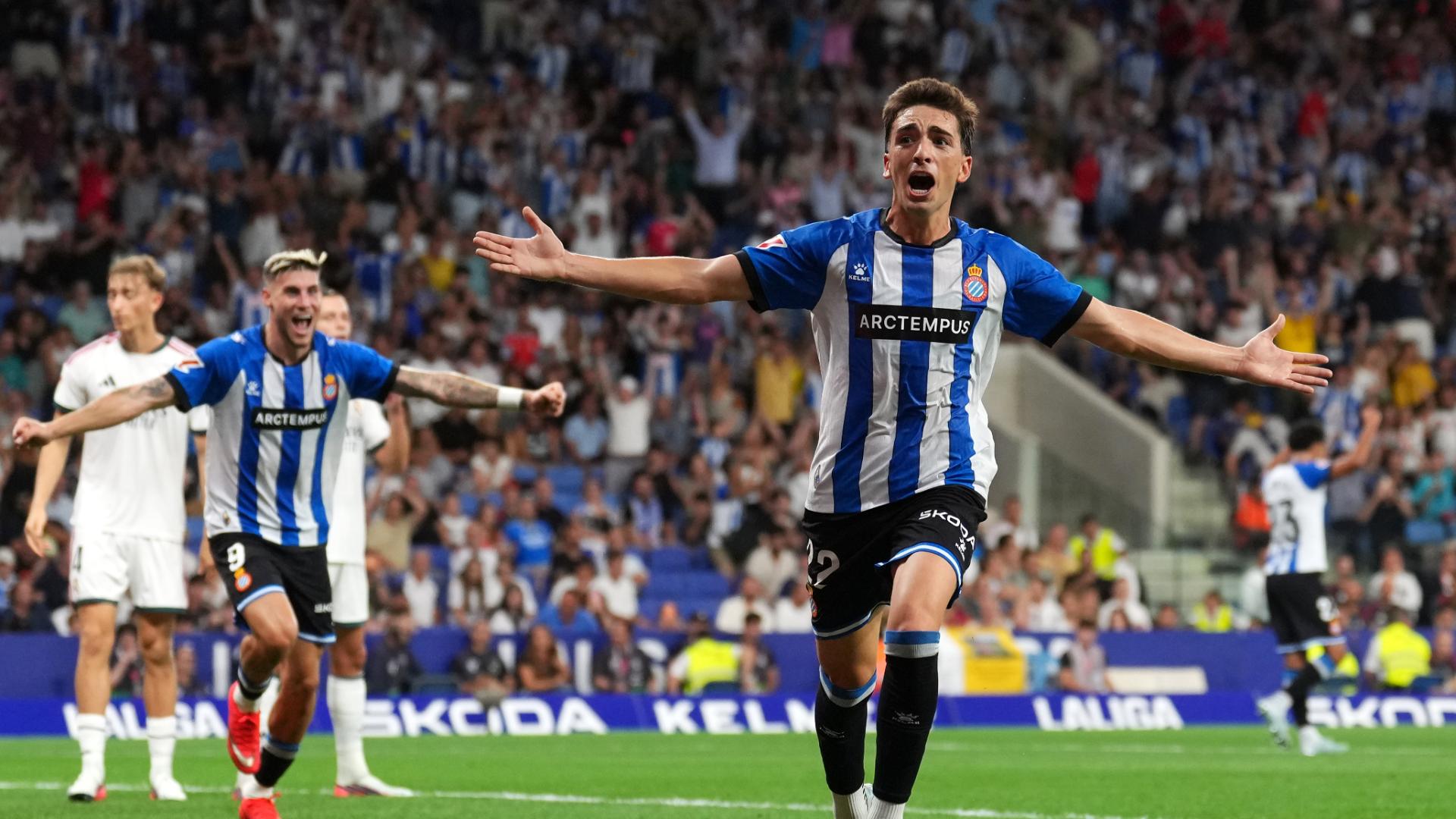 Espanyol's Cala scores first LaLiga goal to equalise vs. Real Madrid