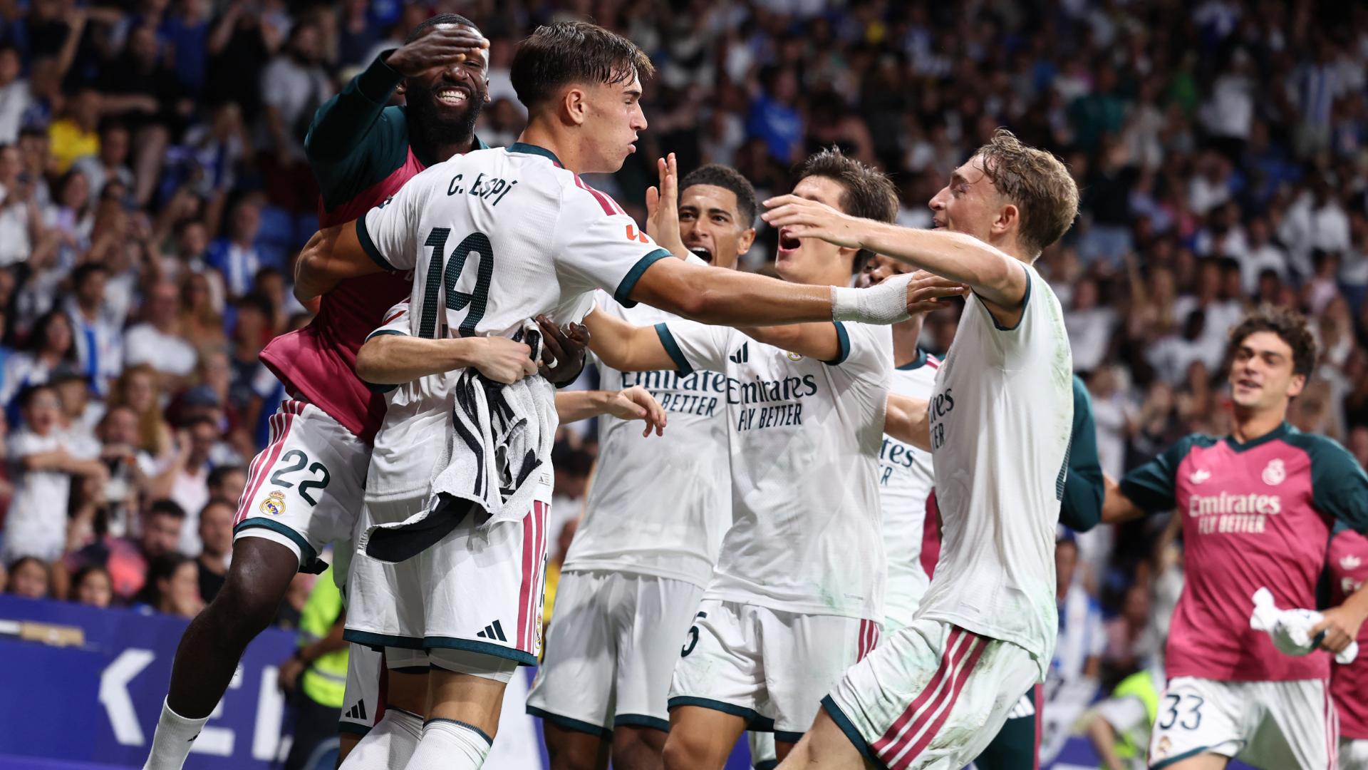 Espí scores late winner for Real Madrid vs. Espanyol