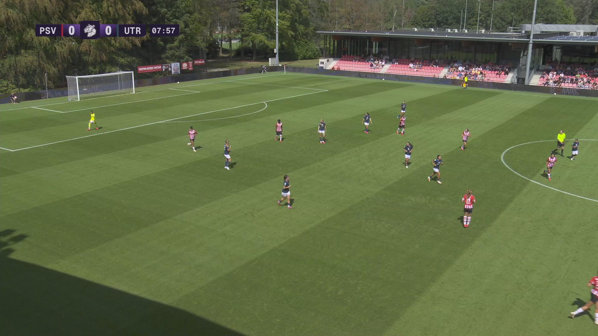 Eigen doelpunt voorkomt knappe zege FC Utrecht Vrouwen | Samenvatting PSV - FC Utrecht