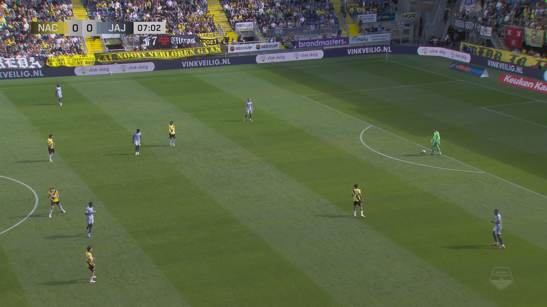 Knotsgekke tweede helft in Breda| Samenvatting NAC Breda Jong Ajax