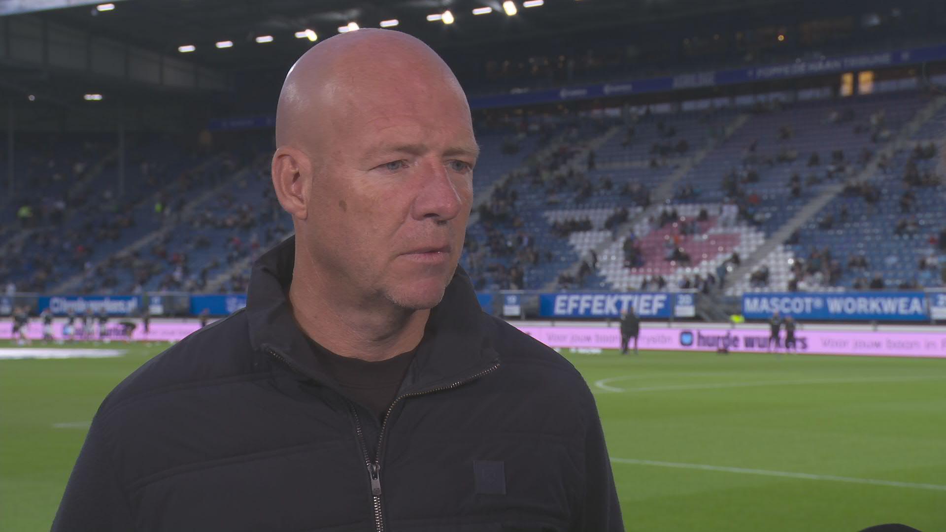 Van der Vegt: "Wij hebben hier vorig jaar goed gespeeld, dat gaan we vandaag ook proberen"