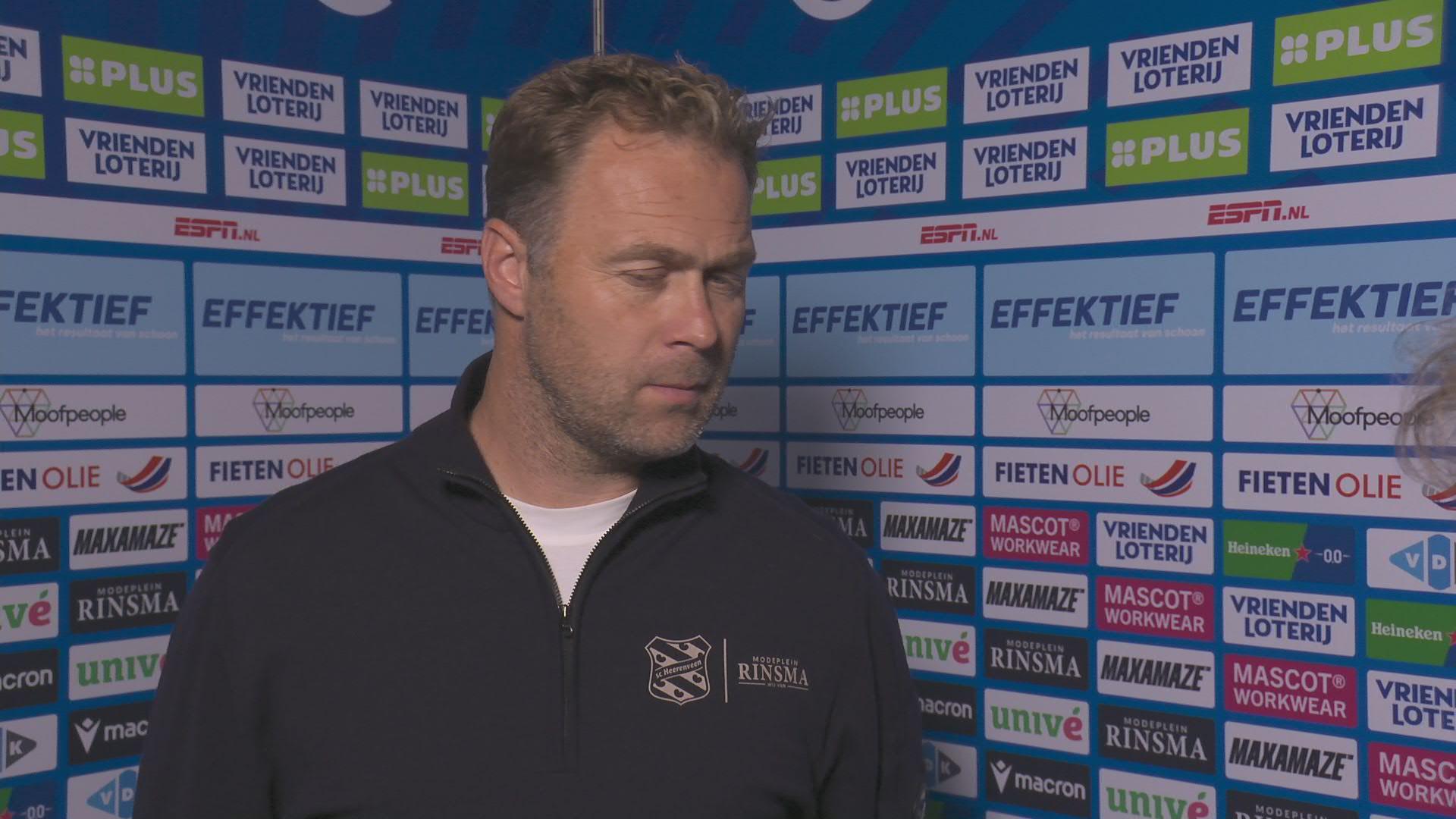 Veldman zag dominant Heerenveen: "Maar niet goed genoeg om de kansen te benutten"
