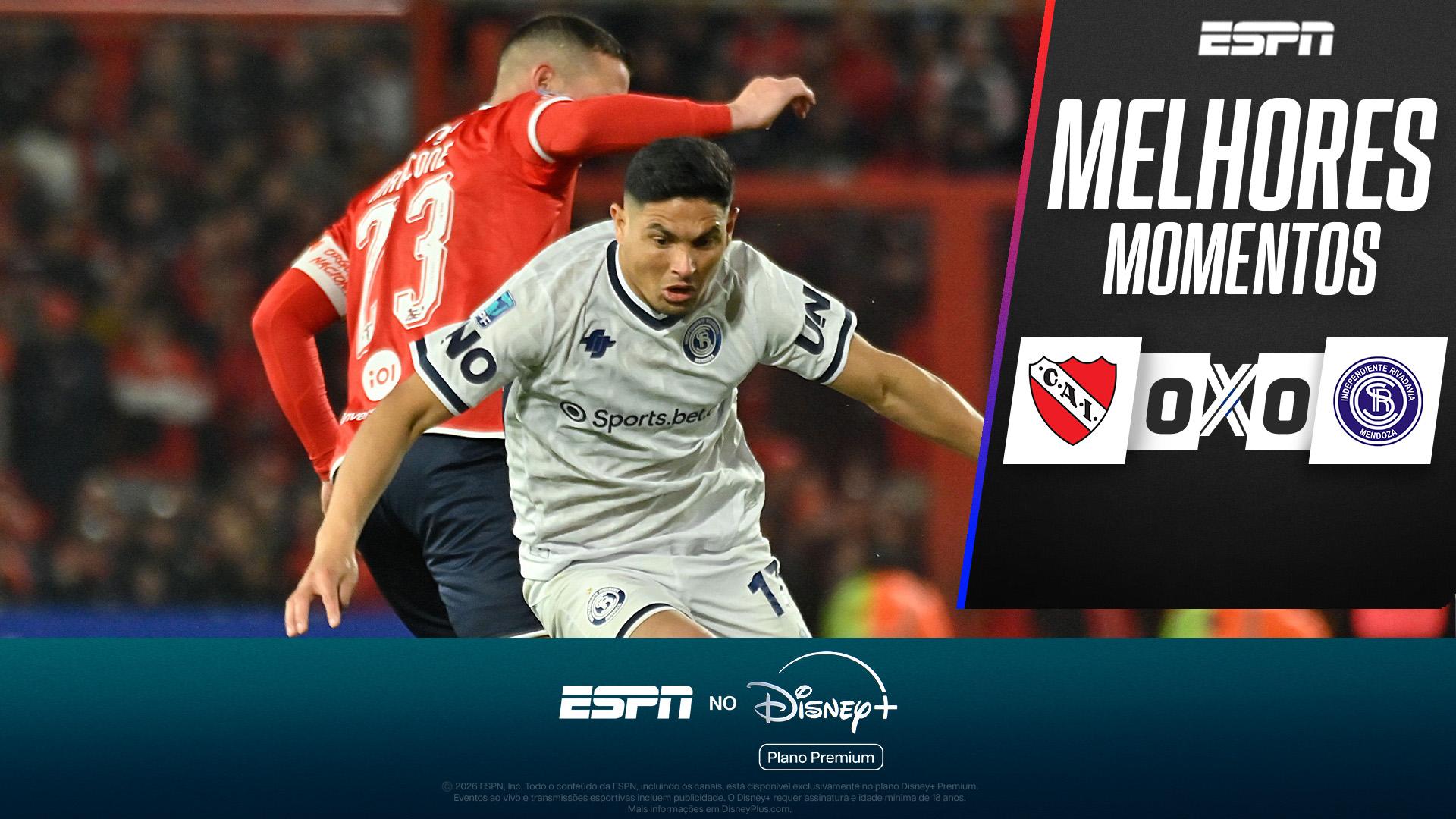 Independiente 0 x 0 Independiente Rivadavia no Campeonato Argentino: veja os melhores momentos