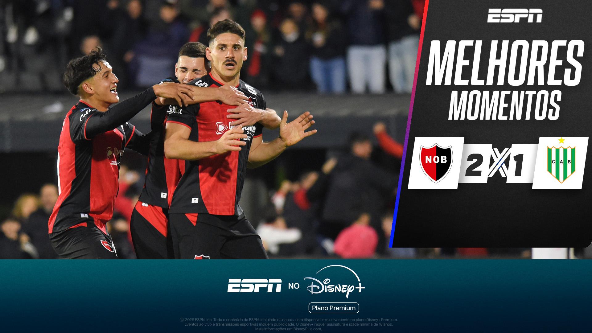 Newell's Old Boys 2 x 1 Banfield no Campeonato Argentino: veja os melhores momentos