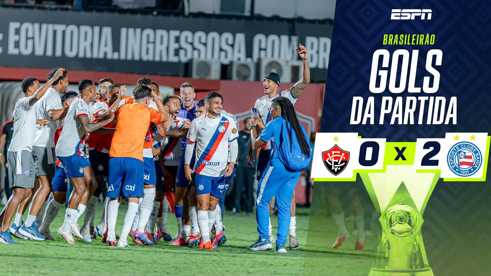 Bahia vence o clássico contra o Vitória no Brasileirão; VEJA os gols
