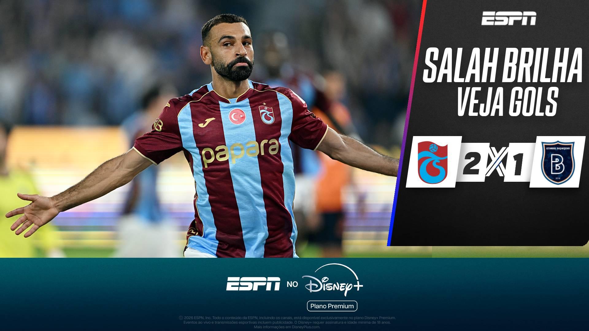 Salah brilha pelo Trabzonspor, anota dois gols e tem dois anulados; VEJA