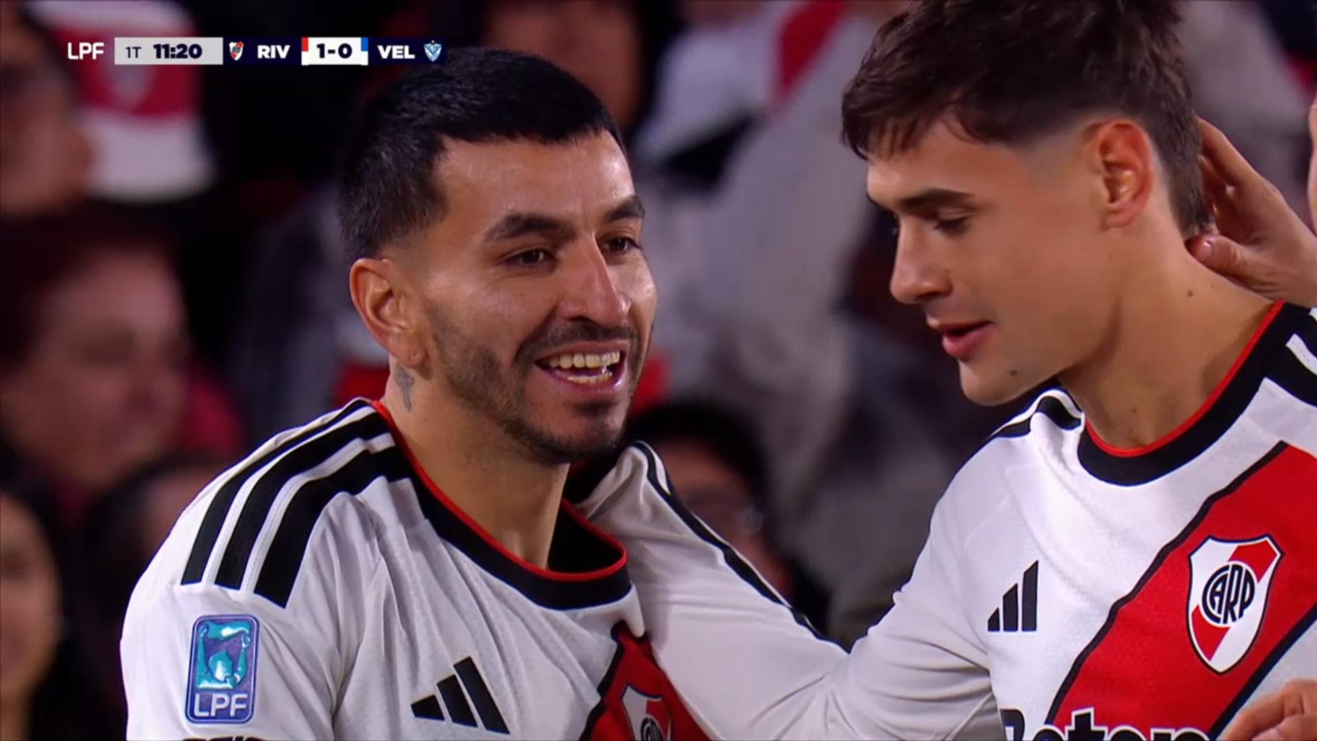 ¡Vélez se olvidó de Correa y River gritó en el amanecer del partido!