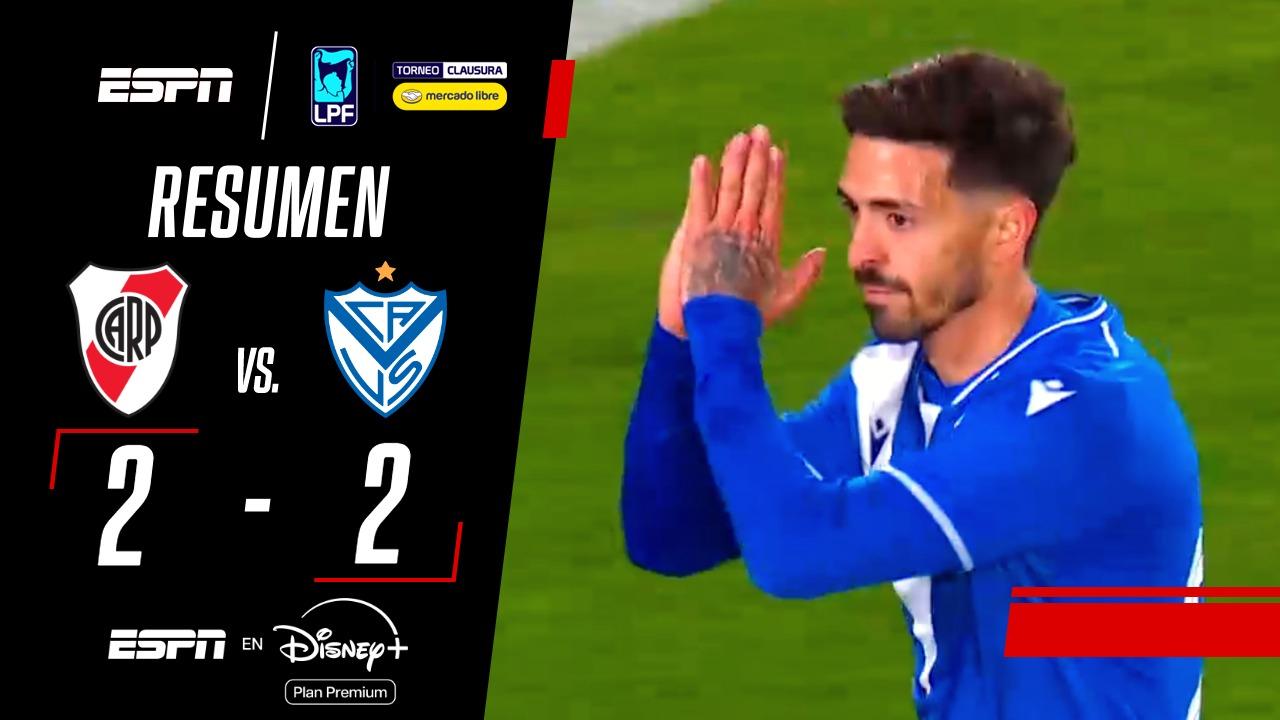 ¡Ley del ex en el Monumental! Golazo de Lanzini para el 2-2 de Vélez
