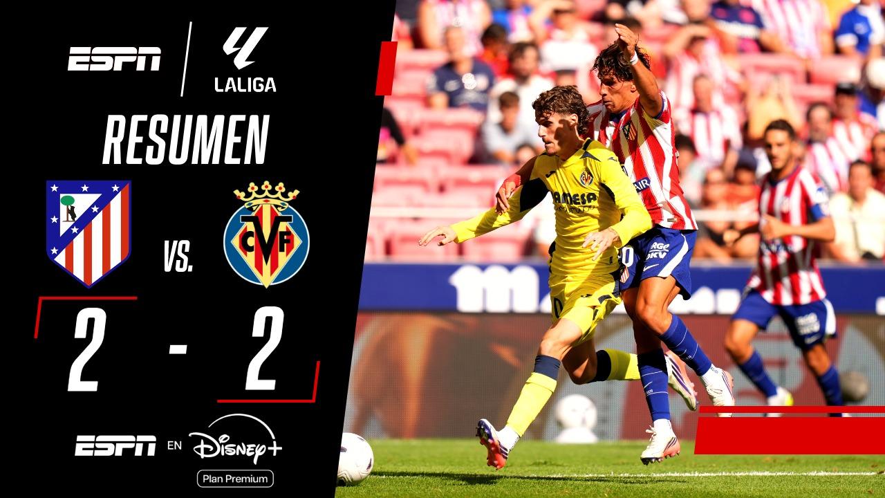 Gol de Giuliano, silbidos para Julián y empate entre Atlético Madrid y Villarreal