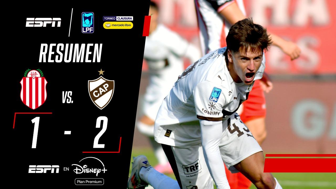 Platense lo dio vuelta y le ganó de forma agónica a Barracas Central