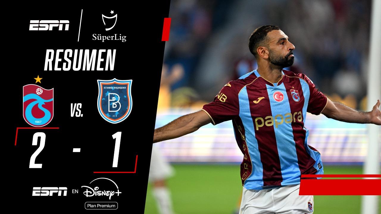 ¡Con doblete de Salah, Trabzonspor venció a Basaksehir!