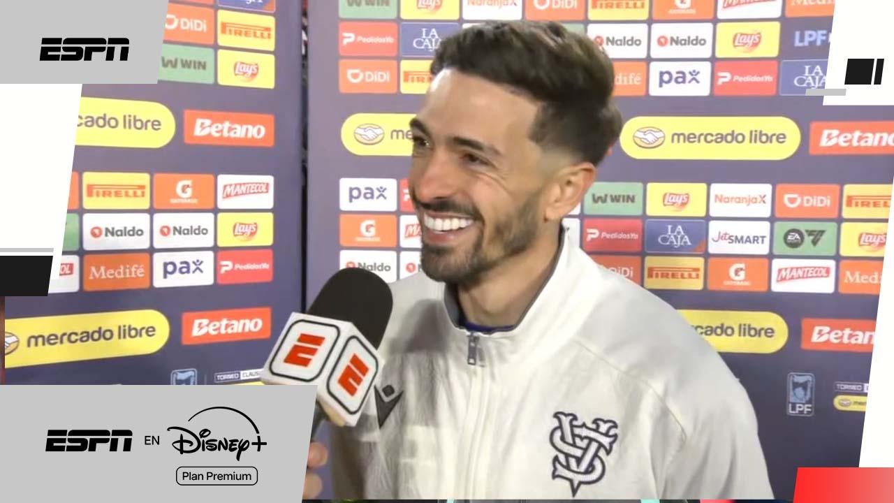 Lanzini: "El gol fue una jugada linda; voy a dejar el cien por cien para Vélez"