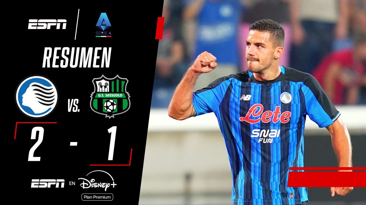 ¡Atalanta fue más que Sassuolo y se inició en la Serie A con una sonrisa!