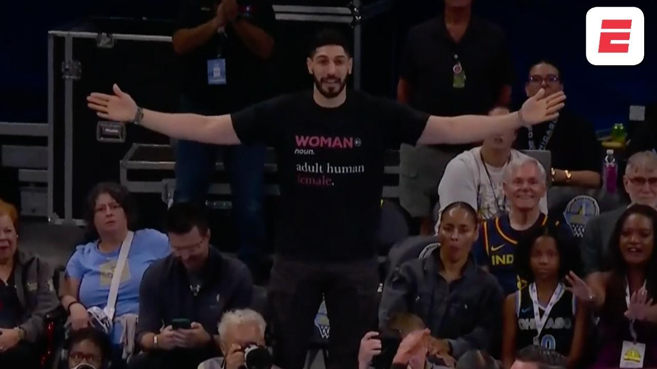 Enes Kanter Freedom, expulsado de juego del Sky tras altercado con Natasha Cloud