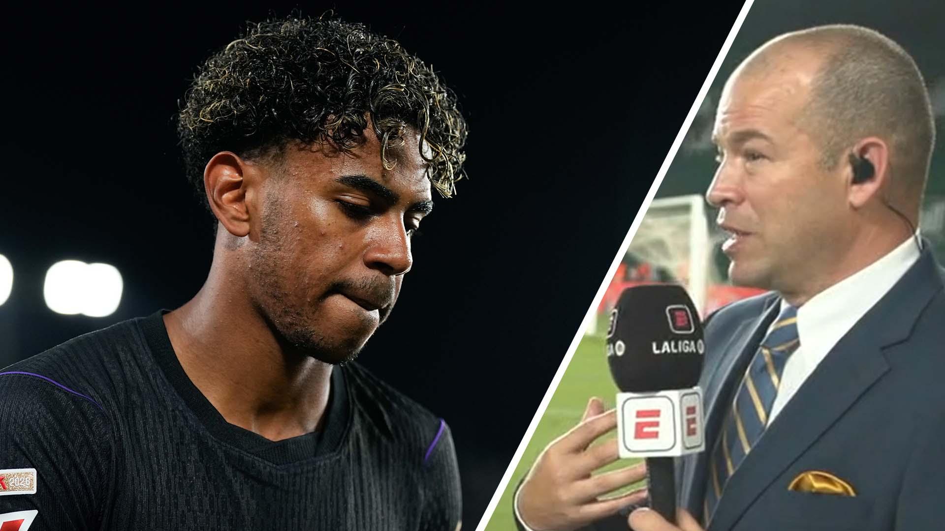 Moreno 'disappointed' by Lamine Yamal's reaction to Barcelona substitution