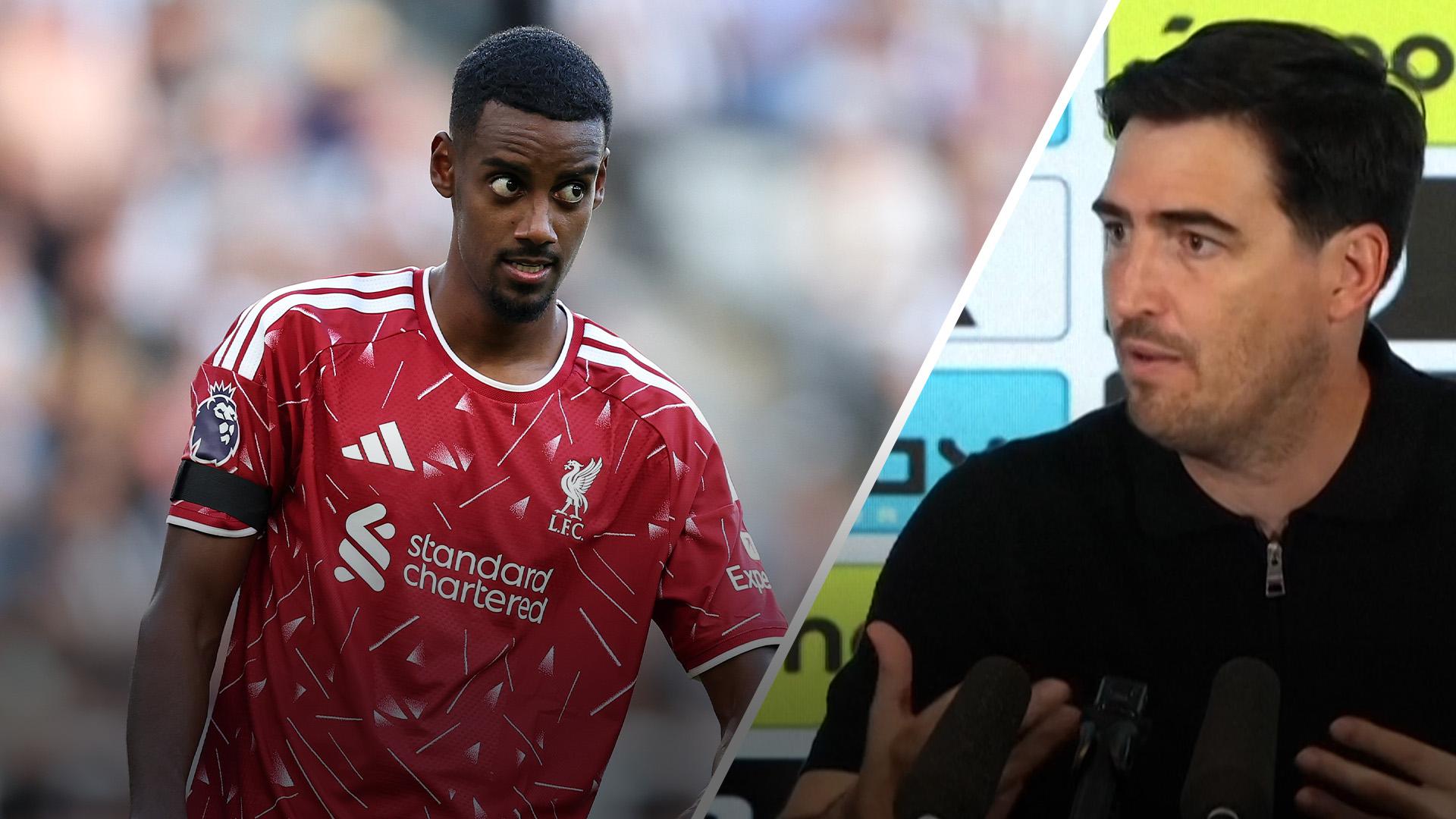 Iraola: Isak expected a tough atmosphere at St James' Park