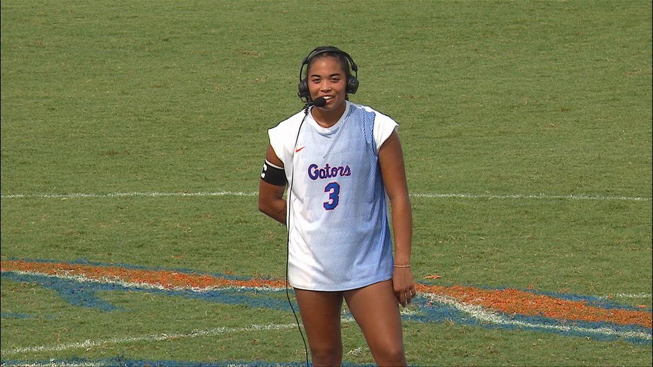 Florida's Kyra Taylor on keeping her momentum high vs. Florida State