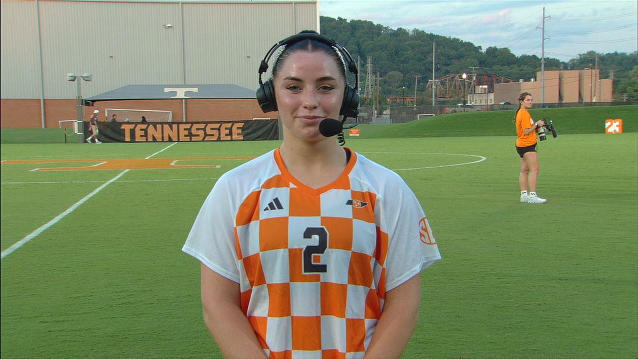 Tennessee's Shae O'Rourke reflects on her goal vs. Western Carolina
