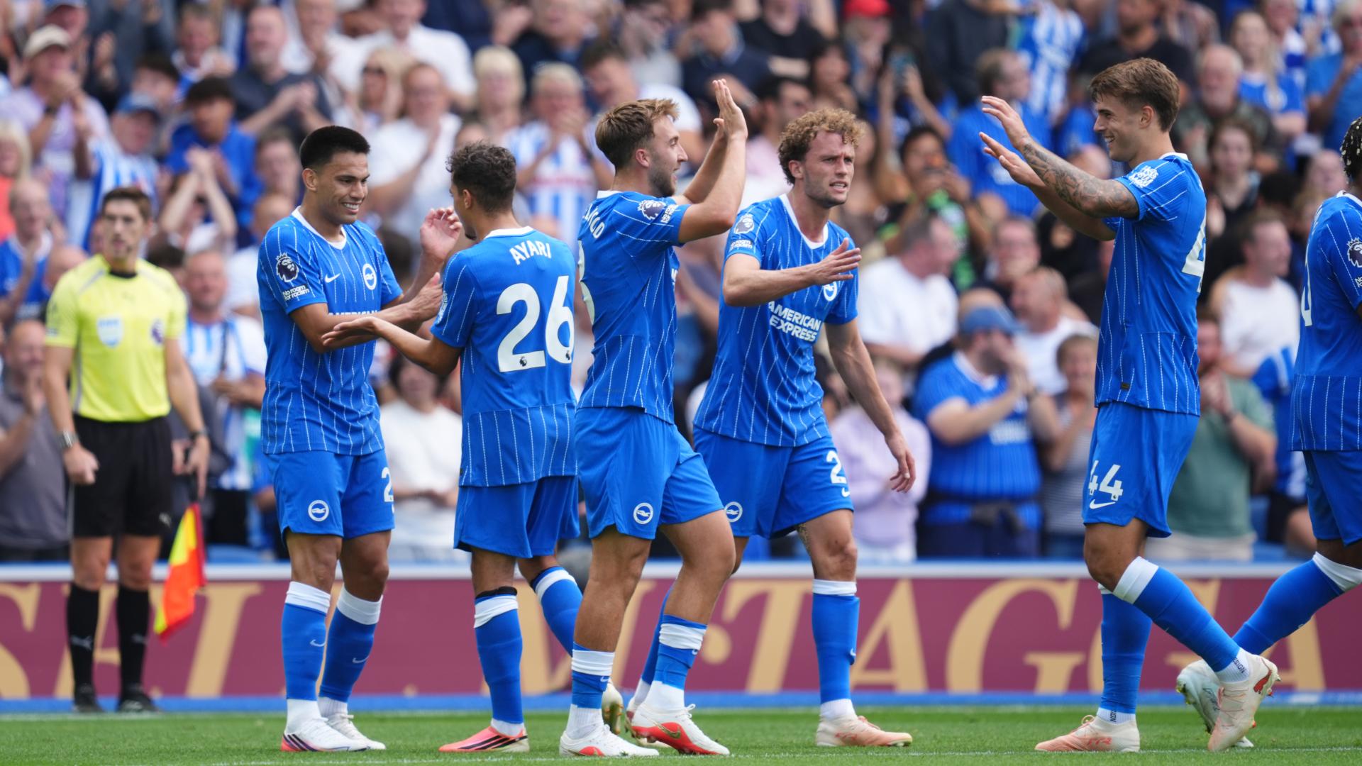 Brighton have red hot start to season with 4-0 win over Villa