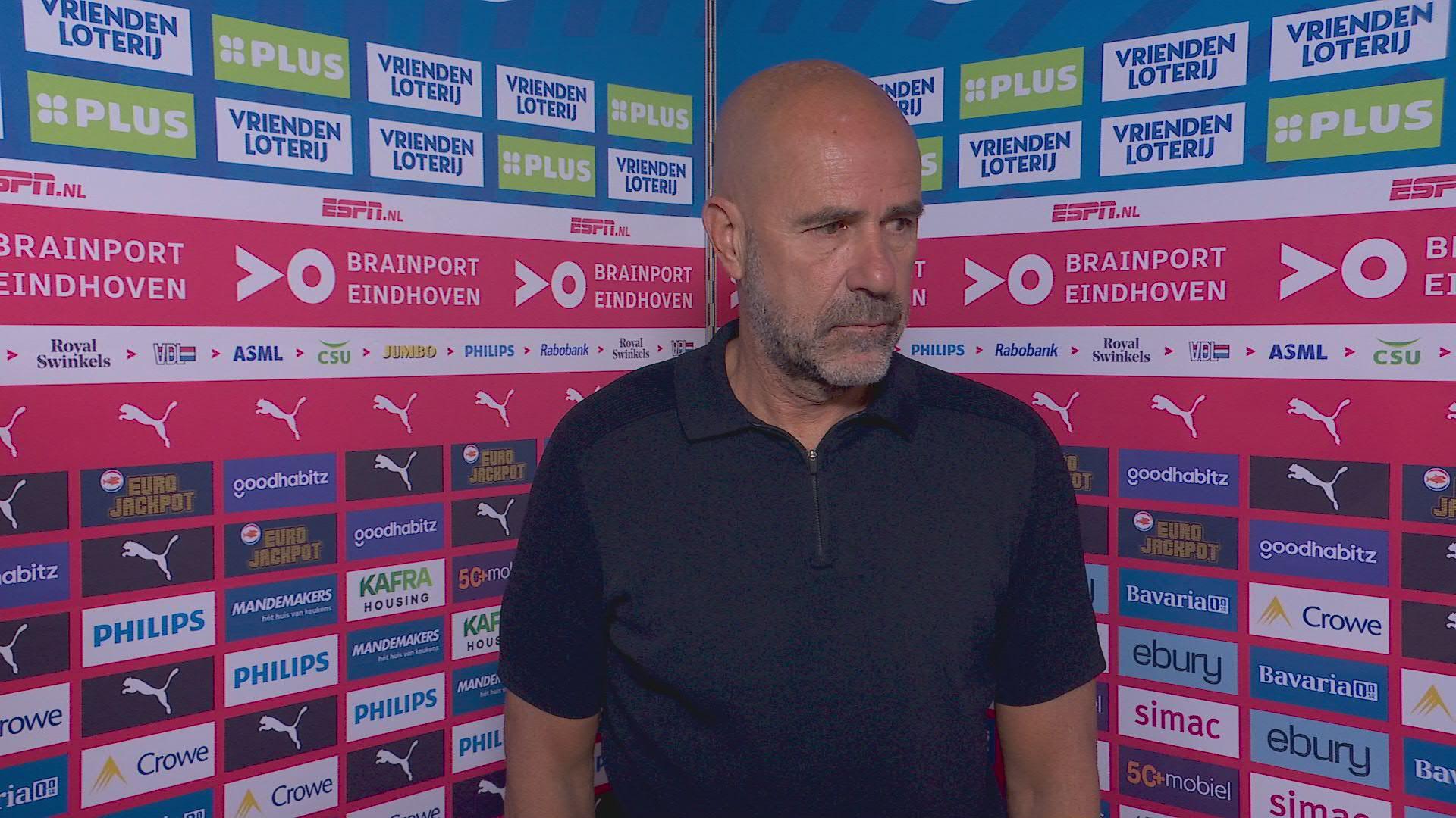Bosz: "Wij hebben in de tweede helft laten zien dat we betere spelers hebben"