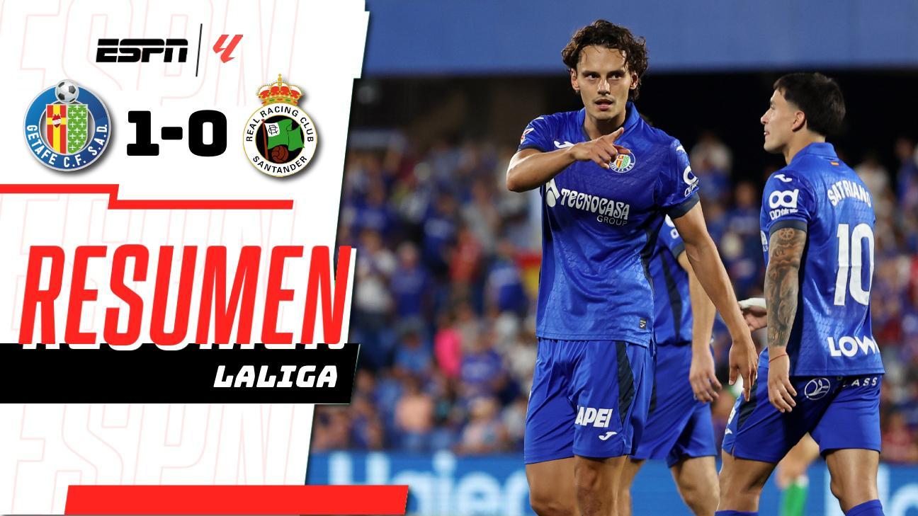 ¡Gol de Enes Ünal sorprendió a Racing para darle al Getafe la victoria!