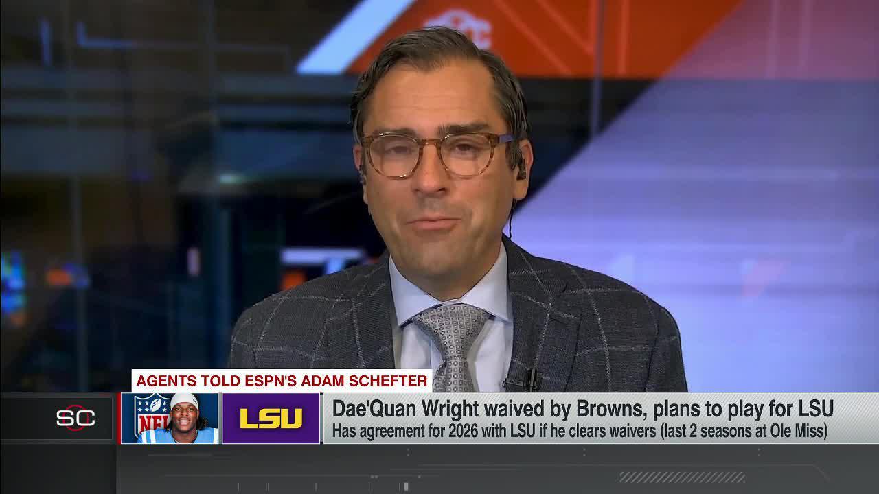 Thamel: Dae'Quan Wright returning to college to play at LSU is 'mind-bending'