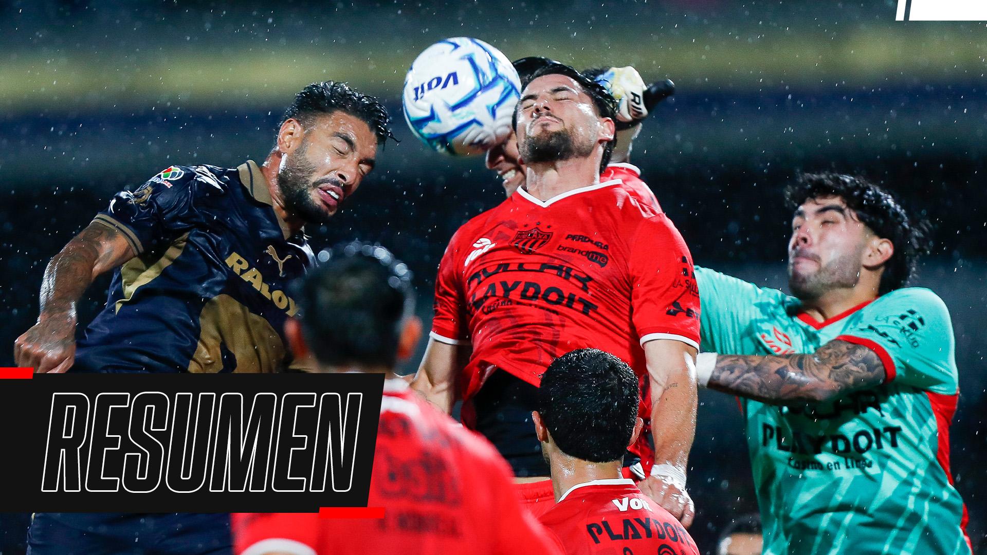 Pumas y Necaxa igualaron con goles de argentinos