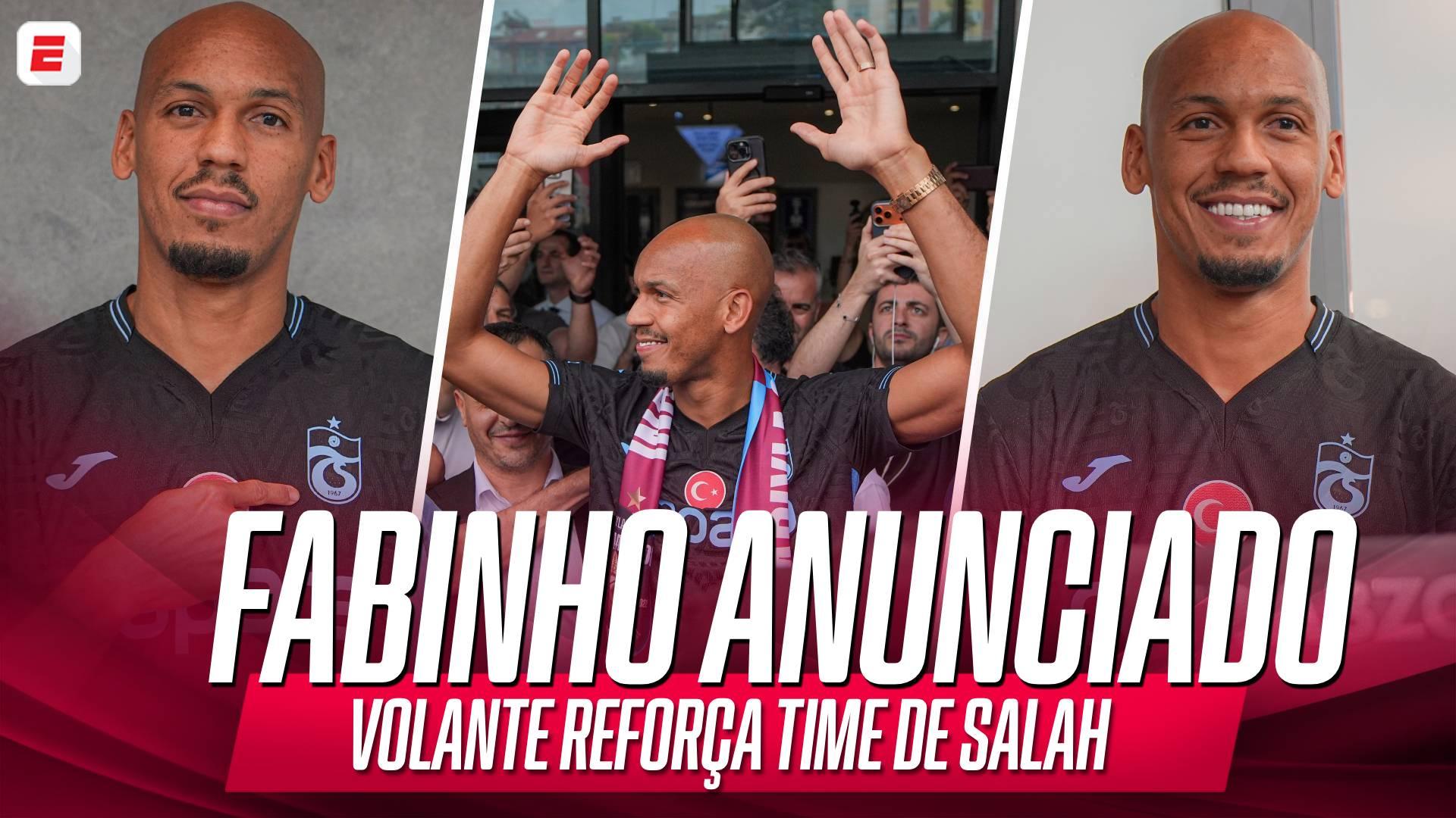 Fabinho é anunciado no Trabzonspor e vai reencontrar Salah, reeditando parceria de sucesso no Liverpool